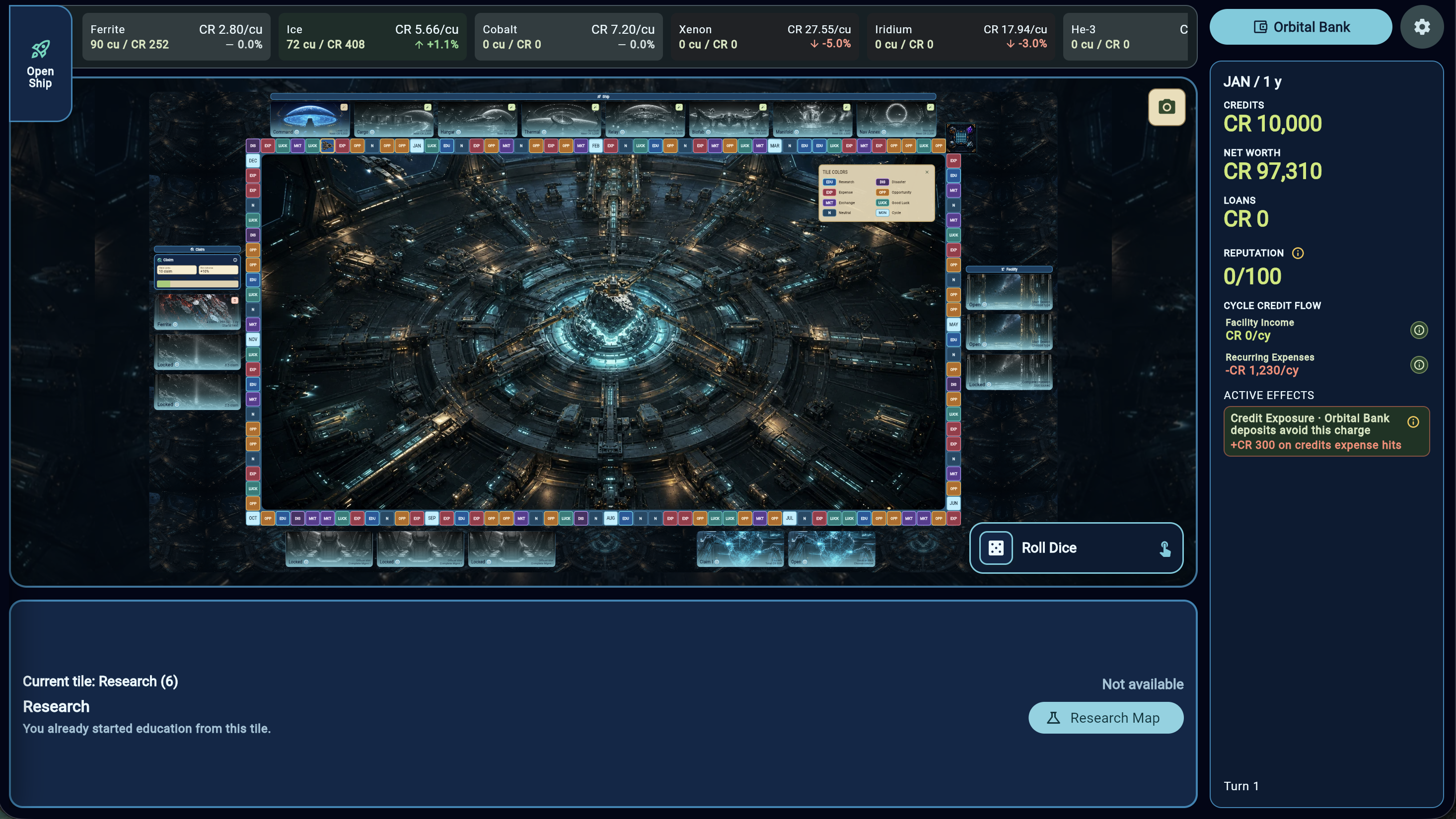 Orbital Empire gameplay screenshot
