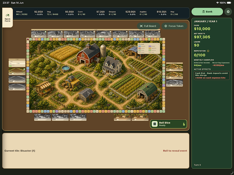 The Lucky Acre board game screenshot